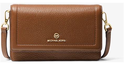 michael kors pebbled leather convertible crossbody